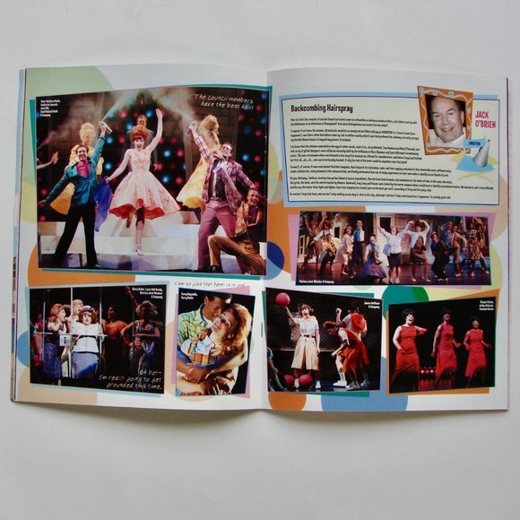 Hairspray Musical Souvenir Book Theatre Program Cast Signed RARE Collectible - Picture 7 of 8